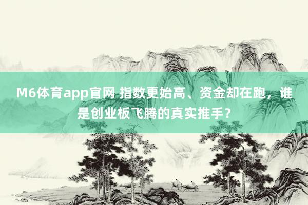 M6体育app官网 指数更始高、资金却在跑，谁是创业板飞腾的真实推手？